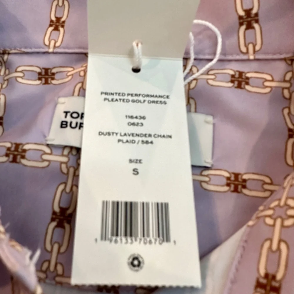 🍬 Tory Burch Sport Printed Performance Stretch Golf Dress - NWT - Size S 🍬 - Picture 6 of 7